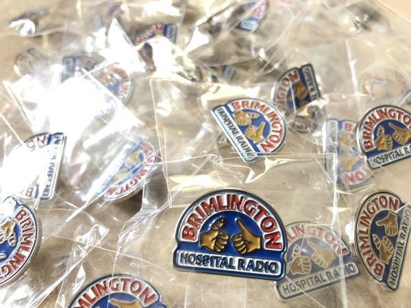 Official Ivan Brackenbury - "Brimlington Hospital Radio" Limited Edition 'Enamel Filled' Die Cast Metal Pin Badge