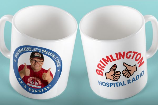 OFFICIAL IVAN BRACKENBURY - BRIMLINGTON HOSPITAL RADIO - Printed Mug