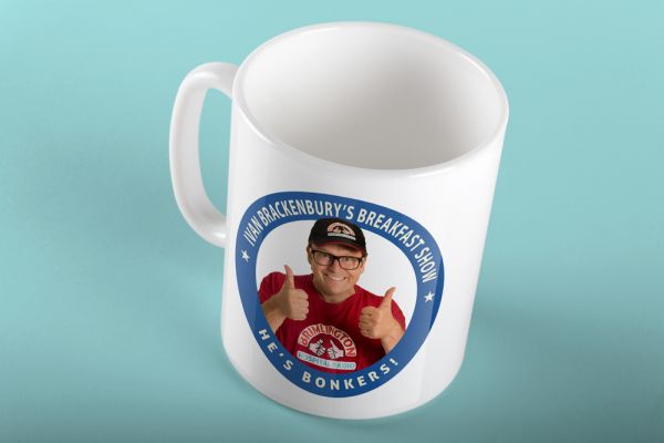 OFFICIAL IVAN BRACKENBURY - BRIMLINGTON HOSPITAL RADIO - Printed Mug