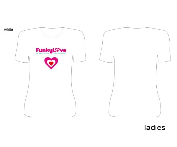 Official FunkyLove - T Shirt (Choice of Colours and Garment Style/Type) Gildan Tee (T-Shirt)