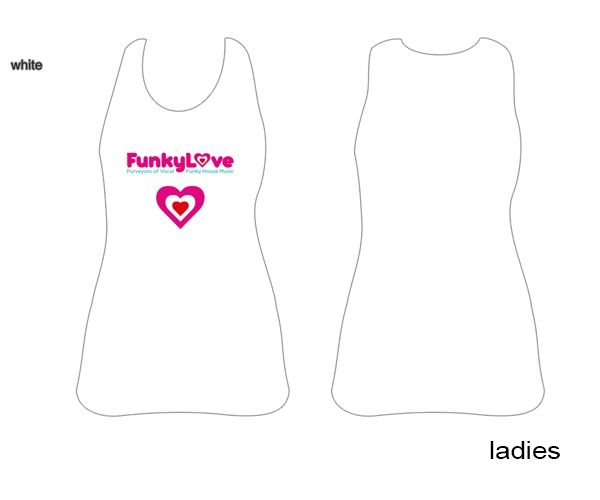 Official FunkyLove - Ladies Gildan Vest Top (Choice of Colours)