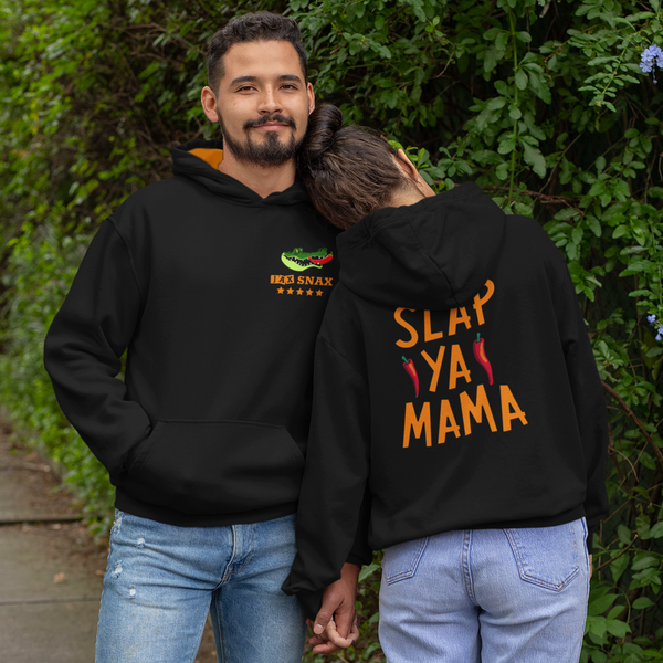 Jax Snax Contrast Hoodie (Black with Orange Hood)